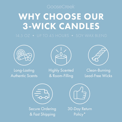 Country Cotton 3-Wick Candle