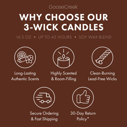 Macadamia Latte 3-Wick Candle